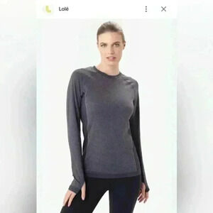 Lole Josie Women's XS Long Sleeve Sweater with  thumb holes
